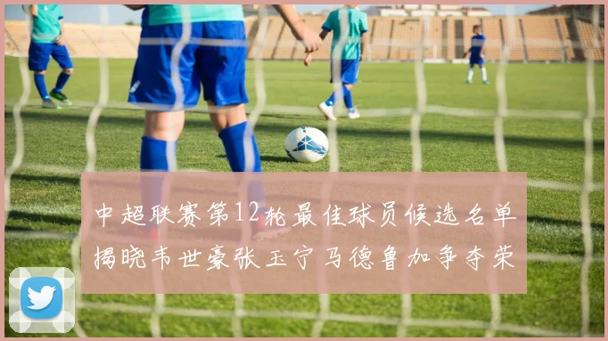 中超联赛第12轮最佳球员候选名单揭晓韦世豪张玉宁马德鲁加争夺荣誉